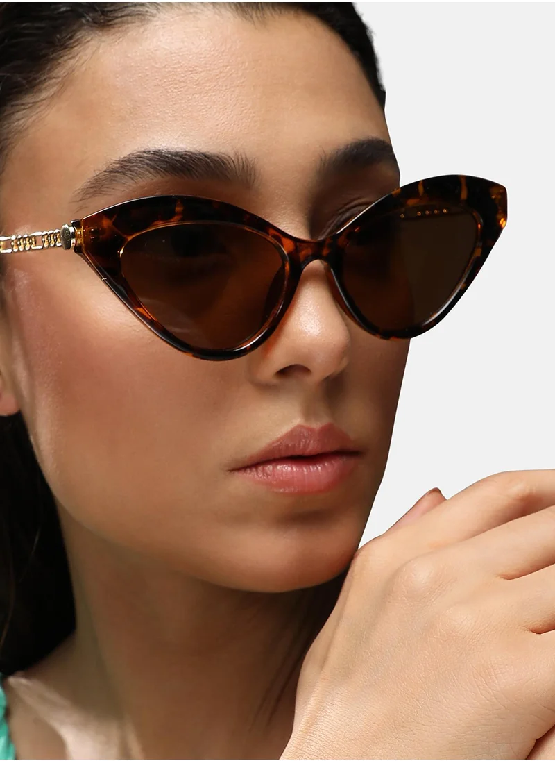 Haute Sauce Tortoise Shell Cateye Sunglasses