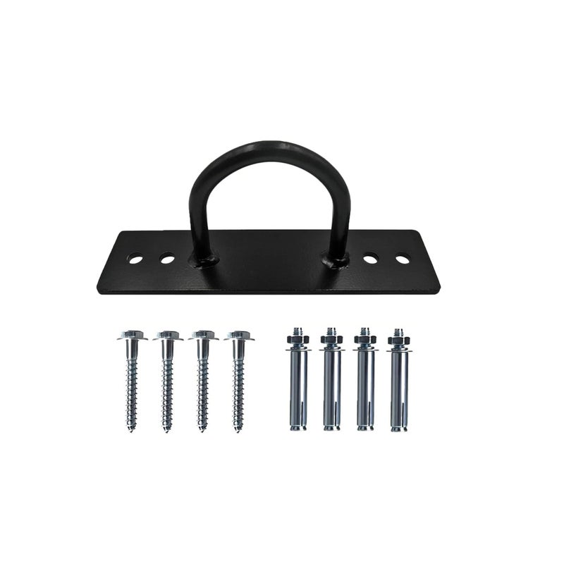 SOLARAE Wall Ceiling Mount Anchor Bracket,  Battle Rope Hook Anchor for Suspension Straps Gymnastic Rings Hammock Battle Ropes Fits Weight Strength Training Systems Boxing Equipment - Image 1