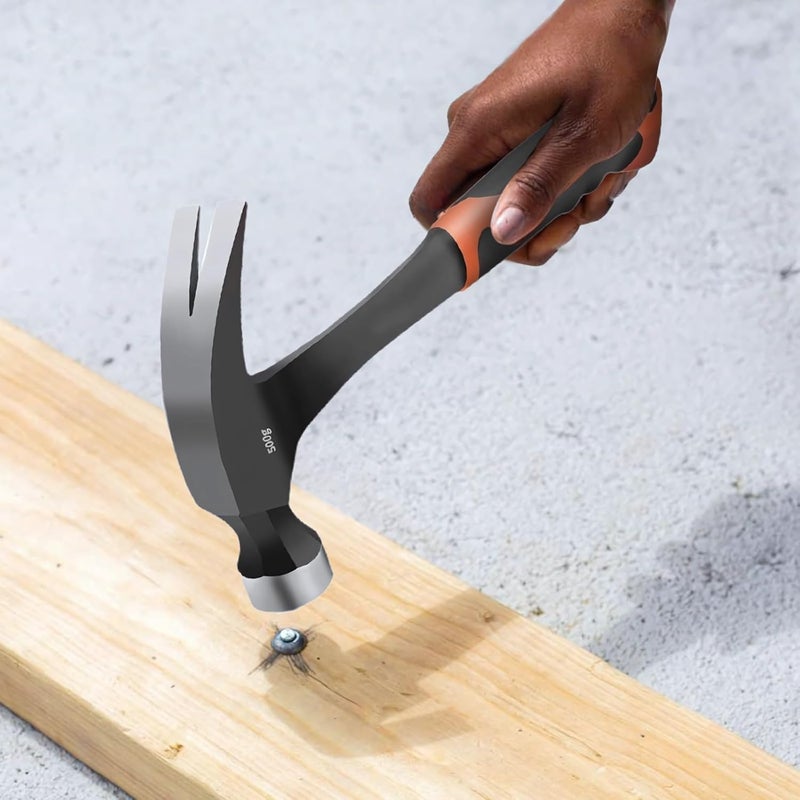 Ergonomic 16 Oz Hammer, Forged Steel, Non-Slip Handle, Heavy Duty Construction, Ideal For Professional And Diy Use, Design - Image 3