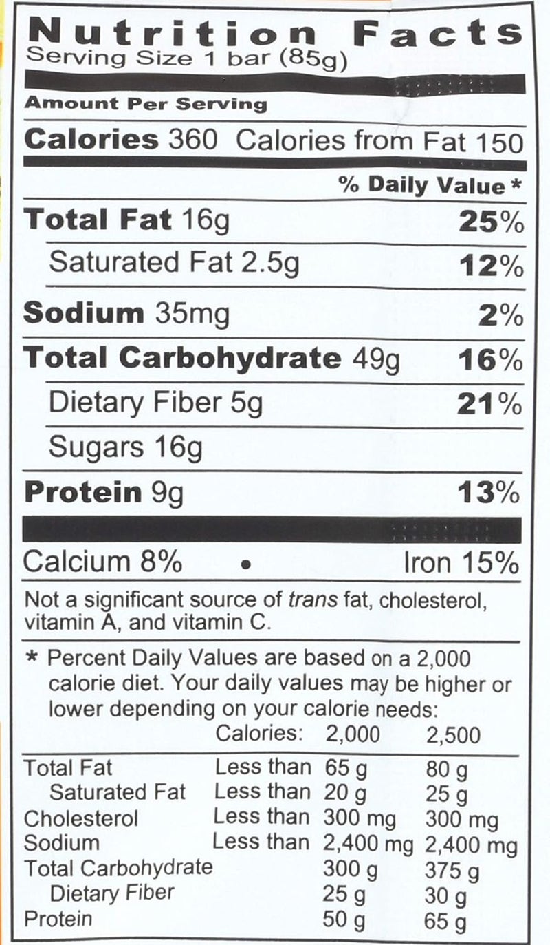 Probar Organic Meal Bar - Original Trail Mix, Pack of 12, 3 oz Each - Image 3