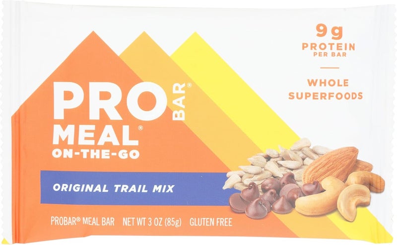 Probar Organic Meal Bar - Original Trail Mix, Pack of 12, 3 oz Each - Image 1