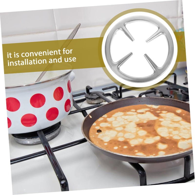 Sturdy Cast Iron Wok Ring Stand For Gas Cooktop Black - Image 4