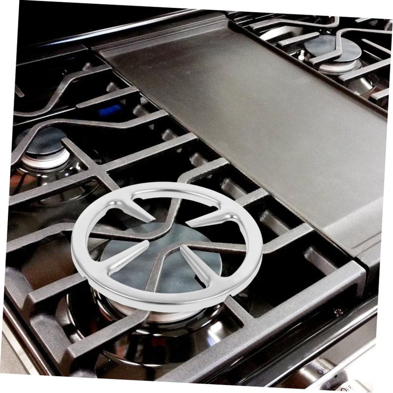 Sturdy Cast Iron Wok Ring Stand For Gas Cooktop Black - Image 5