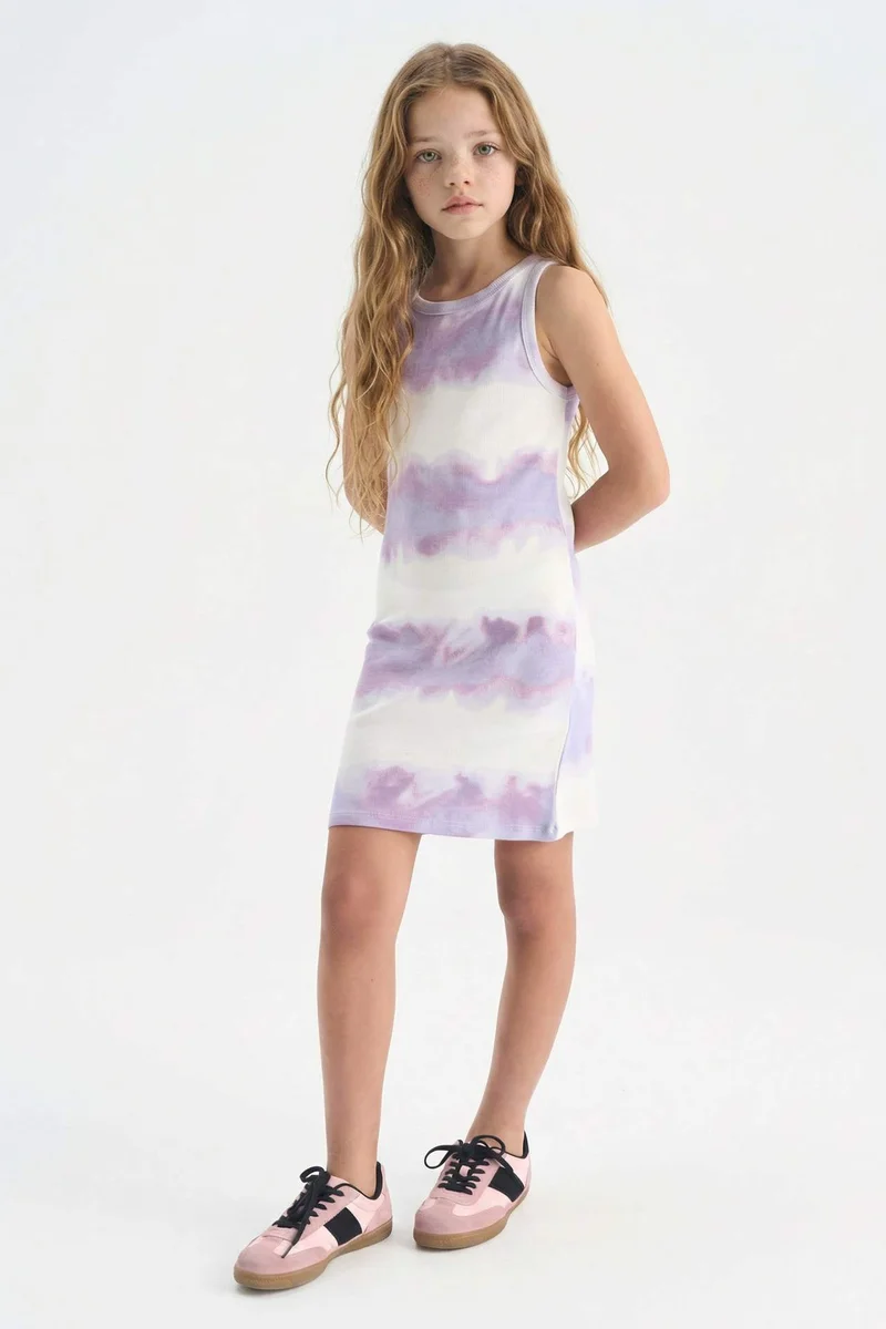 ديفاكتو Regular Fit Sleeveless Knitted Dress