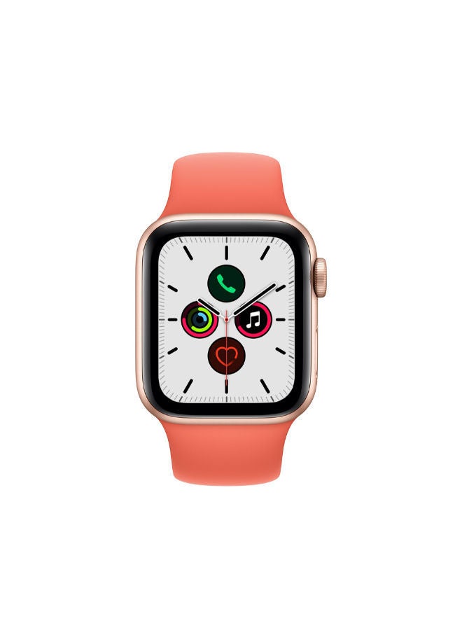 NIBEMINENT Solid Pattern Silicone Replacement Band For Apple Watch Series Orange - Image 2