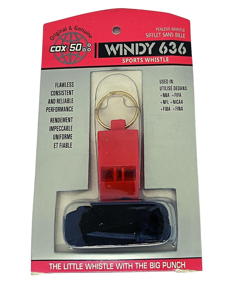 Ritecare RightCare Windy 636 Sports and Training Pea Less Whistles-Used by Professionals(Pack of 1)-Red - Image 4