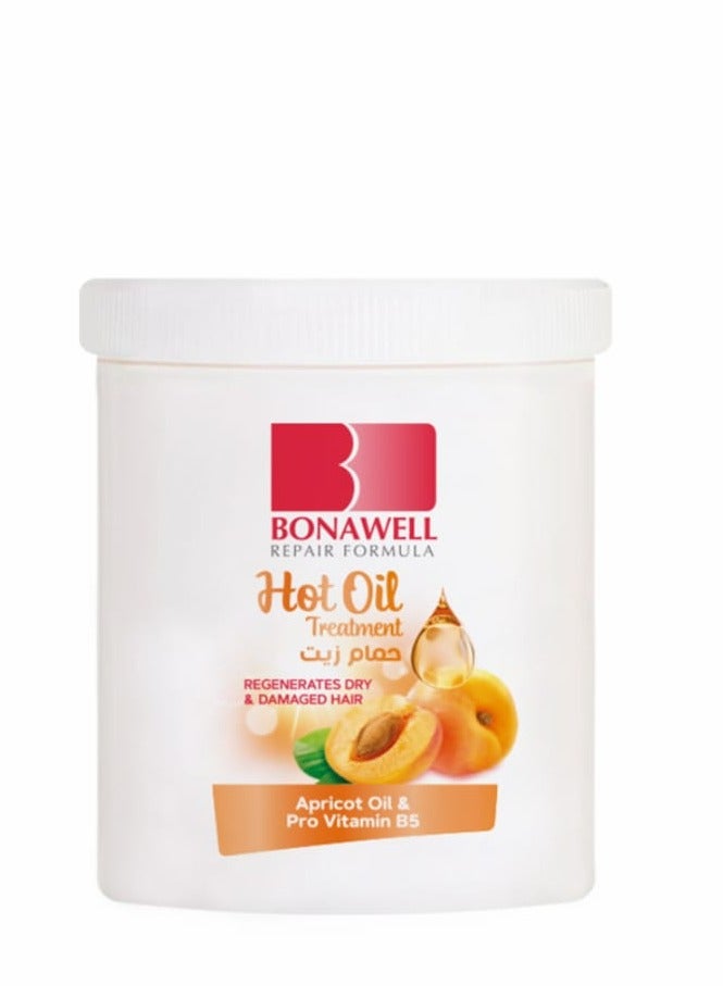 بوناويل تركيبة إصلاح الشعر بخلاصة زيت المشمش وغنية ببرو فيتامين B5 225ملليلتر