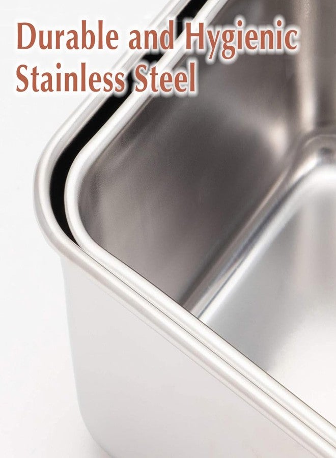 TIKUSAN Stainless Steel Seasoning Container Yakumi Pan Spice Storage Box Tray with Lid Medium Size Made in Japan (3 Containers) - Image 3