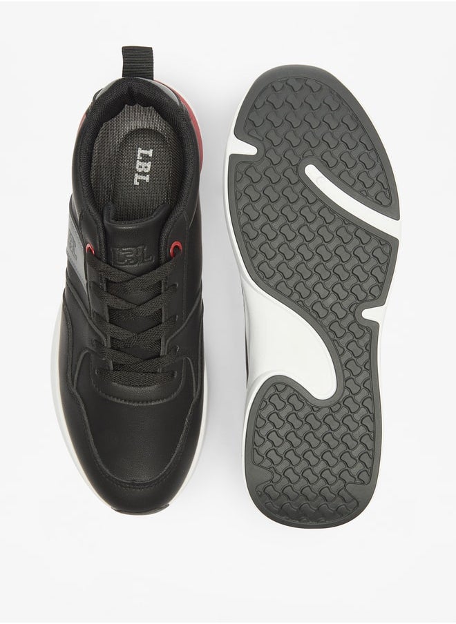 LBL by Shoexpress Men's Colourblock Sneakers with Lace-Up Closure  - Image 4