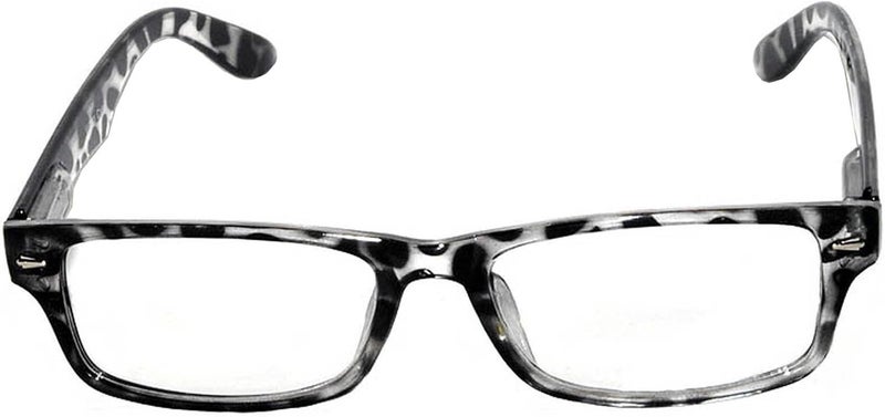 OWL Retro Fashion Style Narrow Rectangular Frame Clear Lens Eyeglasses - Image 2