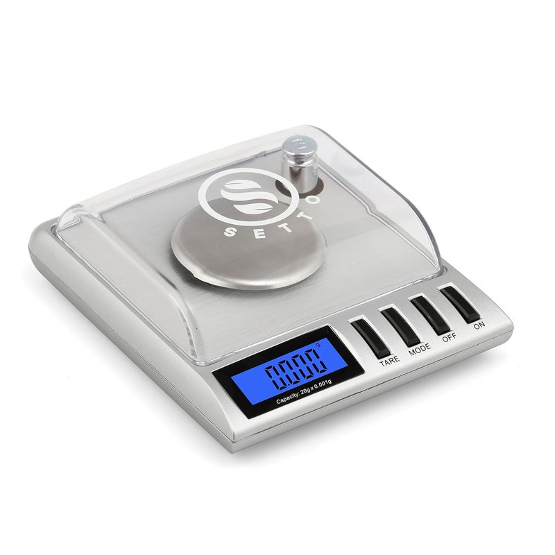 Ace Multipurpose Electronic Digital Weighing scale for Diamond Jewellery Ornaments Industry Chemicals Business purpose Capacity 20G 1mg - Image 2