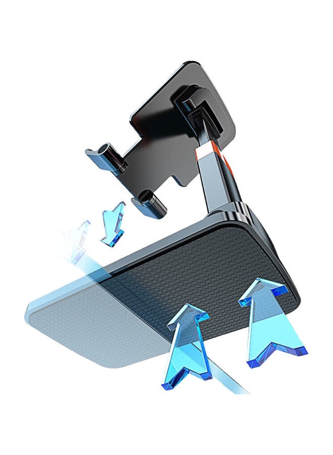 Lingchen Phone Stand, Desktop Tablet Stand, Lazy Stand For Binge-Watching, Online Classes, Gaming, Pubg, Exams, Study, Foldable, Height Adjustable, Universal For Ipad And Tablets, Midnight Black - Image 3