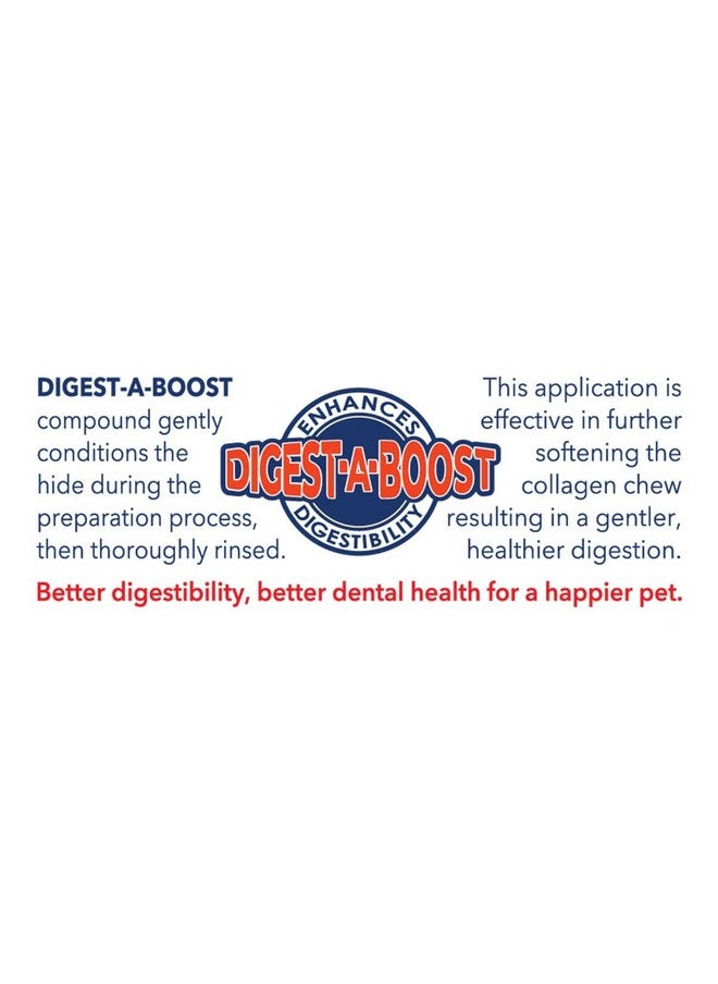 بيت فاكتوري حلوى مضغ للكلاب بنكهة الدجاج من Pet Factory CareChewz Collagen مقاس 6-7 بوصات - عبوة من 4 قطع/عبوة واحدة  - Image 4