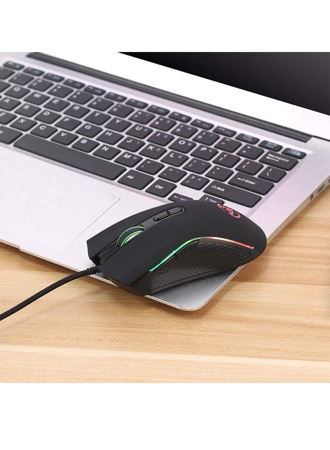 Wired Mouse Docooler A869 Wired Gaming Mouse 3200DPI 7 Buttons 7 Color LED Optical Computer Mouse Player Mice Gaming Mouse for Pro Gamer  LCMDOCOOLERC7111BAE
