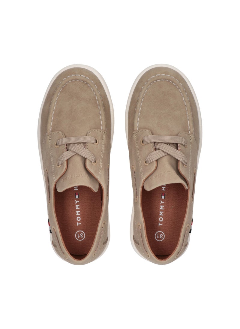 TOMMY HILFIGER - Kids Lace Up Low Top Sneakers - Image 1