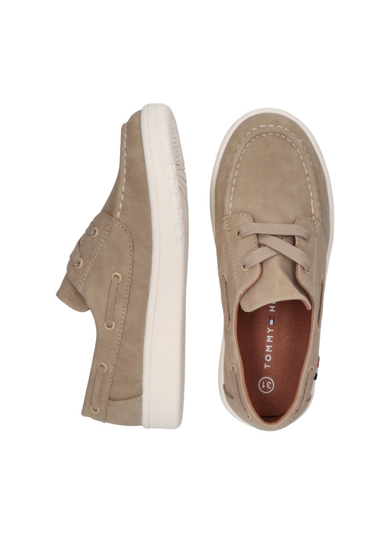 TOMMY HILFIGER - Kids Lace Up Low Top Sneakers - Image 1