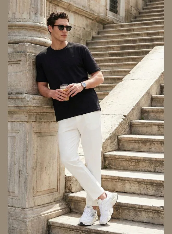 بوراتي Buratti Regular Fit Crew Neck T-Shirt Men's T-Shirt 5904028