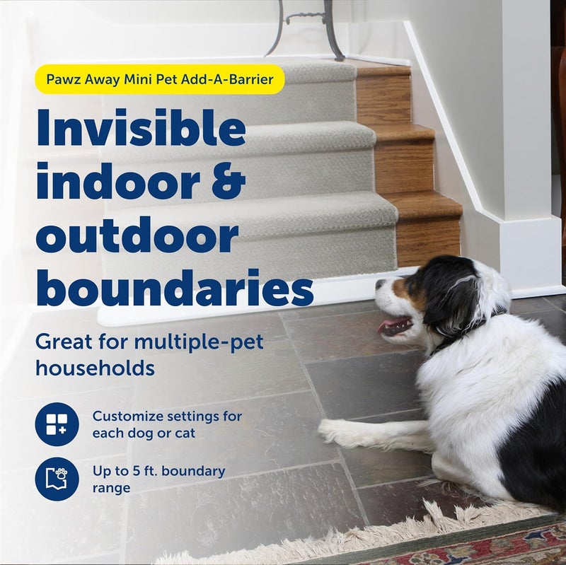 PetSafe Pawz Away Mini Pet Add-A-Barrier - Indoor & Outdoor Reliable Space Protection Transmitter - Long-Lasting & Battery-Powered - 5 ft Range - Image 3