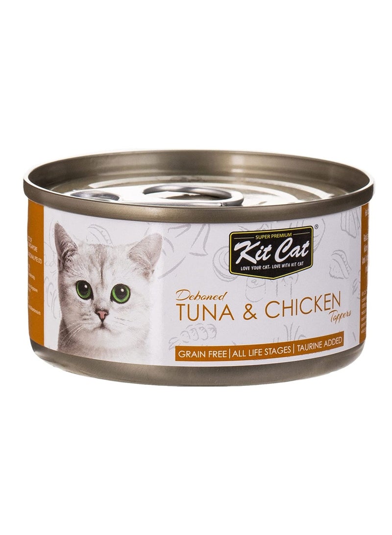 Kit Cat Tuna & Chicken Toppers Cat Food 80g