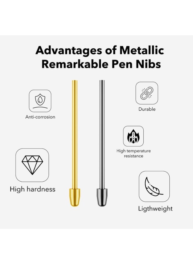 Metal Nibs/Tips Replacement for Samsung Galaxy Tab S10+/S10 Ultra/S9/S9FE+/S9 Ultra/S8/S8+/S8 Ultra/S7/S7 FE/S6/S6 Lite/S22/S23/S24 Ultra S Pen,Nibs/Tips+Clip + Organizer - Image 2
