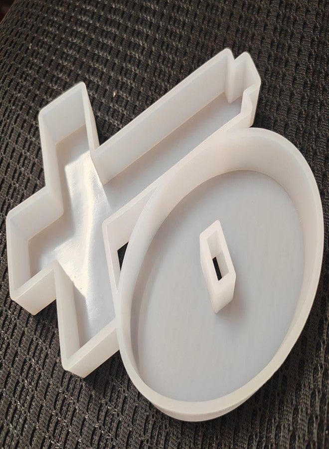 Fuehbur 【300+ Design Optional】 Fuehbur Cross with Base Resin Silicone Large Freshie Mold for Aroma Beads DIY Hanging Candles Decoration Crafting Blessed Cross Gift【Mold Depth: 0.89 in】 - Image 3