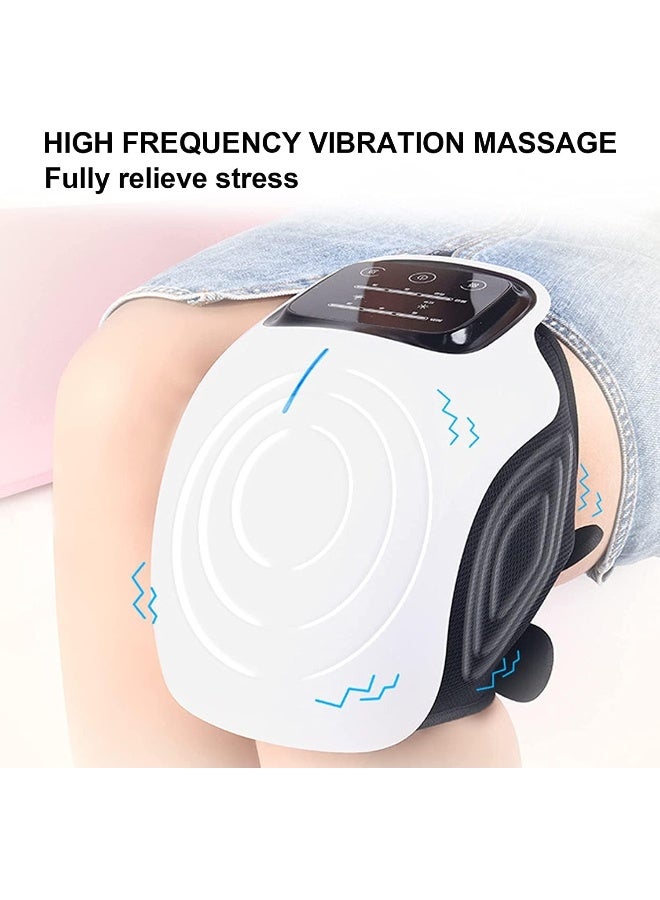 KRT tour Knee Massager with Heat for Pain Relief Electric Cordless Vibration Knee Massage Device with Kneading for Arthritis and Joint Circulation Warmer Rechargeable  - Image 2