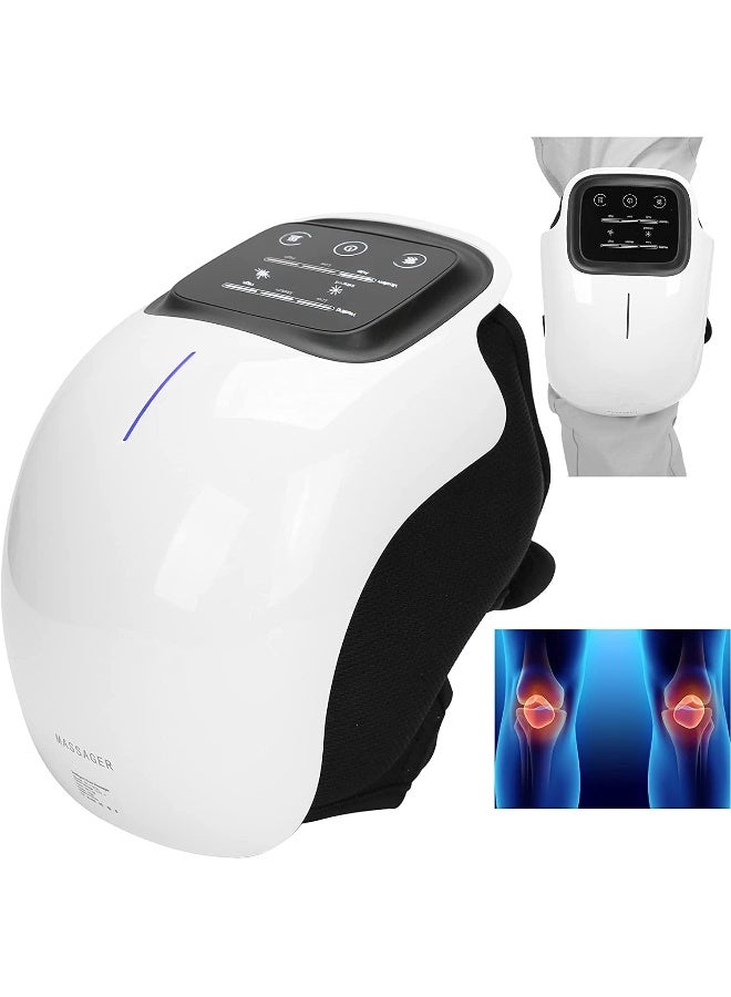 KRT tour Knee Massager with Heat for Pain Relief Electric Cordless Vibration Knee Massage Device with Kneading for Arthritis and Joint Circulation Warmer Rechargeable  - Image 1