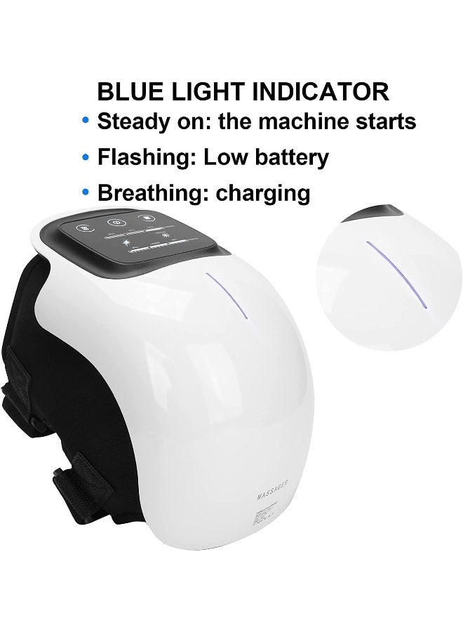 KRT tour Knee Massager with Heat for Pain Relief Electric Cordless Vibration Knee Massage Device with Kneading for Arthritis and Joint Circulation Warmer Rechargeable  - Image 4