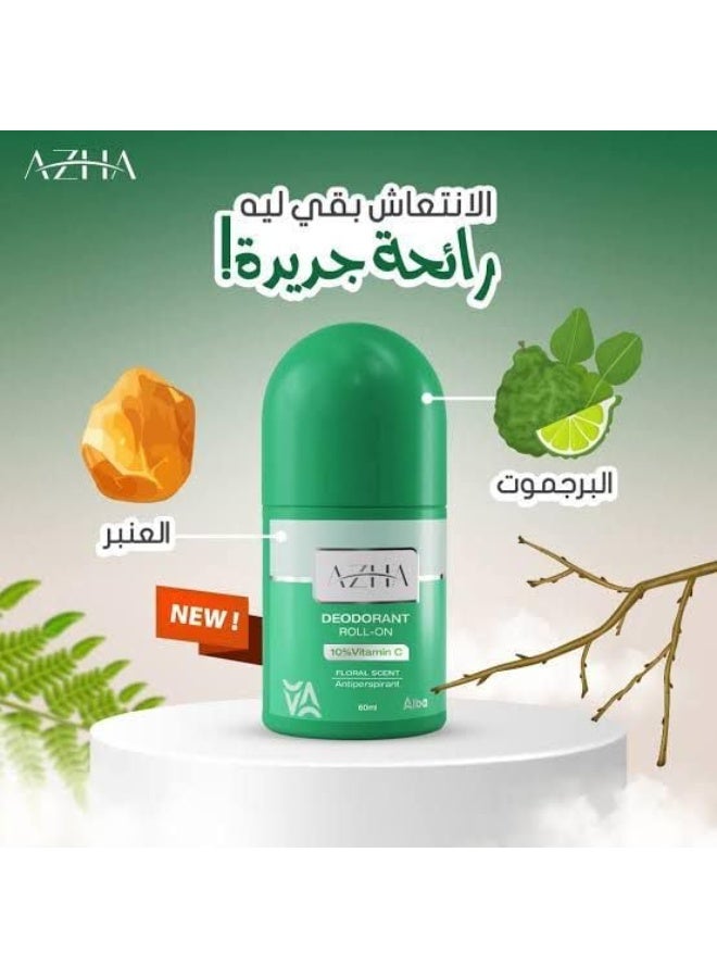 أزهى أزها رول أون برائحة الزهور 60 مل (قد يختلف شكل العبوة) - Image 2