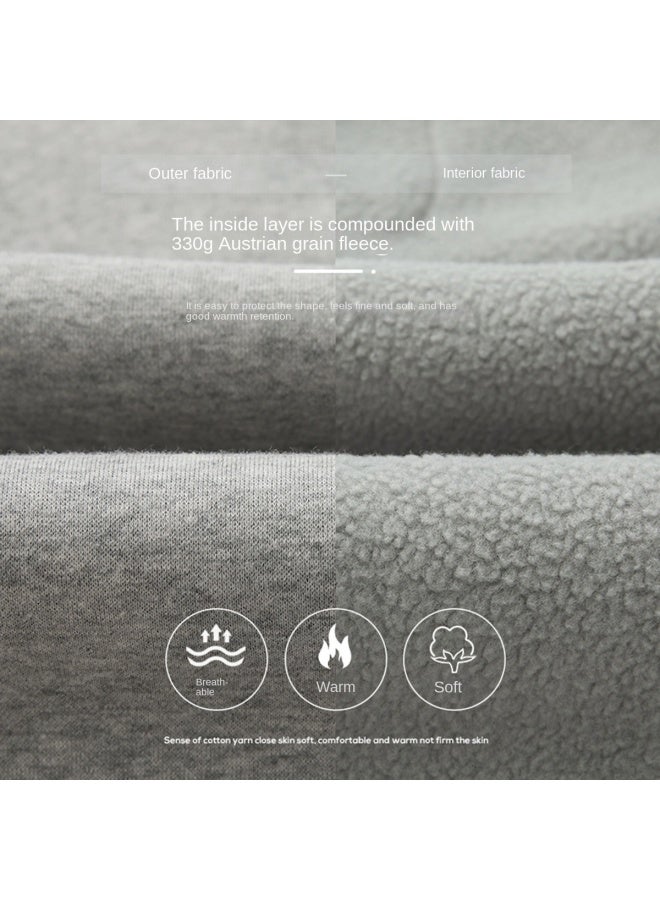 Soft And Warm】kids' Pants Winter Boys Fleece-lined Joggers Fashion Versatile Casual Sweatpants For Big Kids - Image 5