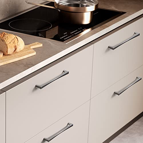 YAGU 10 Pack Dark Gray 75 Inch Hole Center Solid Cabinet Handles Kitchen Drawer Pulls Zinc Alloy Furniture Black Nickel Hardware for Dresser Bathroom Cupboard Wardrobe Closet - Image 3