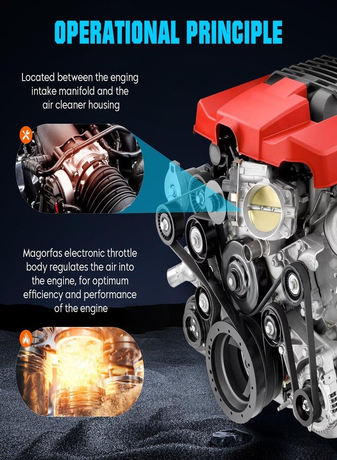 Magorfas Electronic Throttle Body Compatible with Ford Expedition V8 5.4L 2005-2014, for F-150 2004-2010, for F-250 F-350 Super Duty 05-10, fits for Lincoln Mark LT 2006-2008, for Navigator 05-14, for S20001 - Image 5