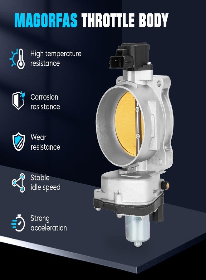 Magorfas Electronic Throttle Body Compatible with Ford Expedition V8 5.4L 2005-2014, for F-150 2004-2010, for F-250 F-350 Super Duty 05-10, fits for Lincoln Mark LT 2006-2008, for Navigator 05-14, for S20001 - Image 2