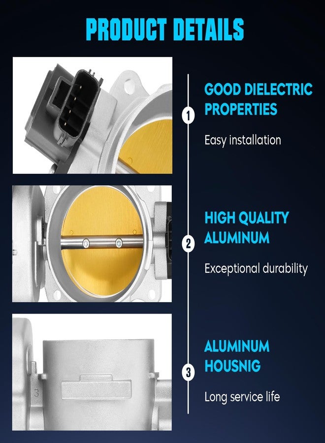 Magorfas Electronic Throttle Body Compatible with Ford Expedition V8 5.4L 2005-2014, for F-150 2004-2010, for F-250 F-350 Super Duty 05-10, fits for Lincoln Mark LT 2006-2008, for Navigator 05-14, for S20001 - Image 4