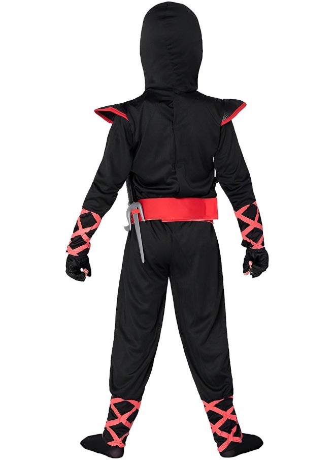 GROIC - Ninja Costume for Boys Kids Costume Boy Ninja Muscle Costume With Ninja Foam Accessories Best Children Gift - Image 1