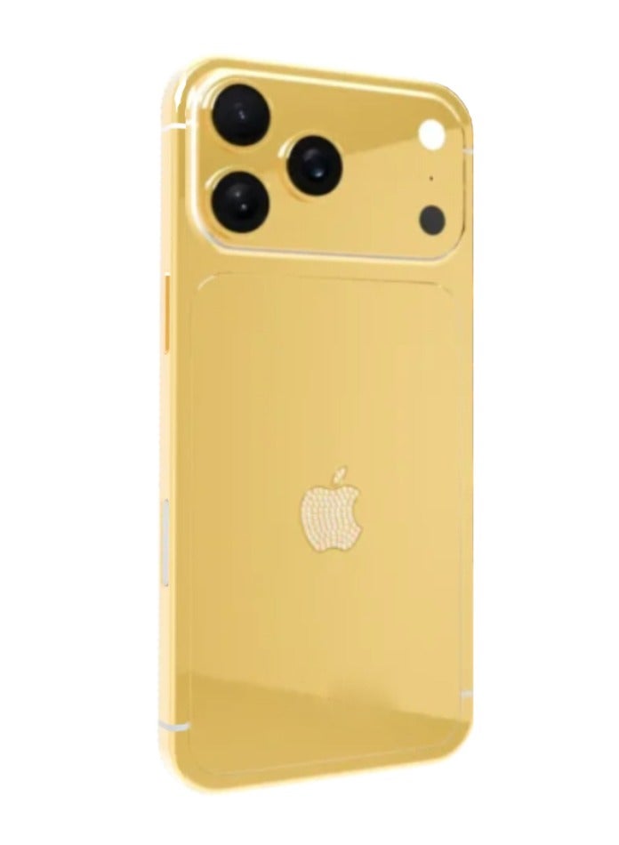 Caviar Customised Apple iPhone 17 Pro 1TB Exclusive 24K Gold Plated Limited Luxury Collector Smartphone Edition, Handcrafted Custom Masterpiece Design Crystal Logo - Image 1
