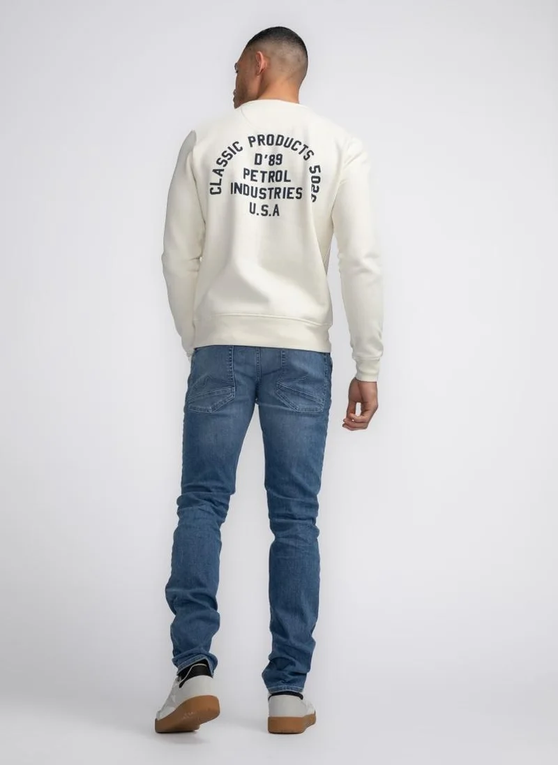 Petrol Industries Men Sweater Round Neck Print
