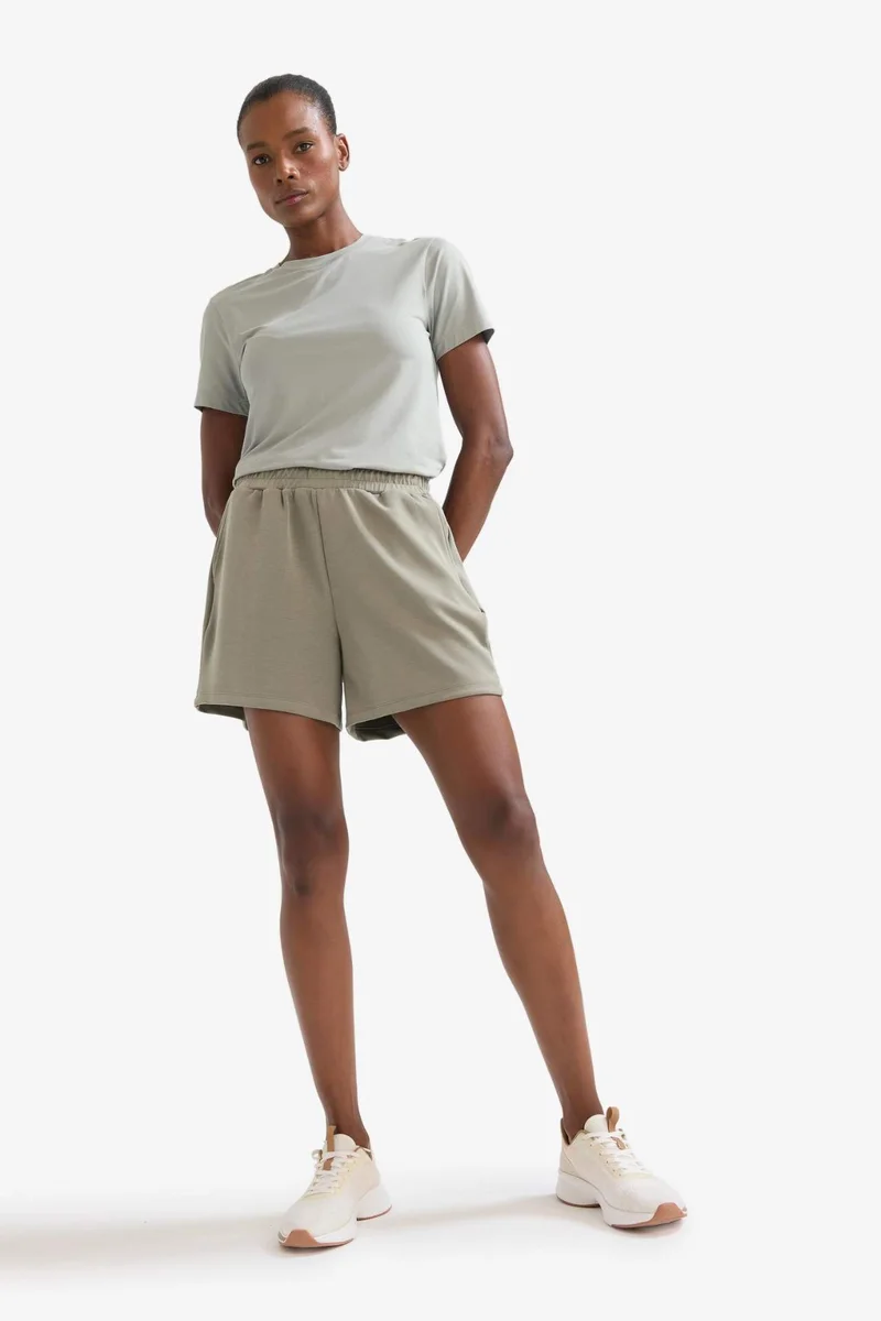 ديفاكتو DeFactoFit Standard Fit Sports Modal Shorts