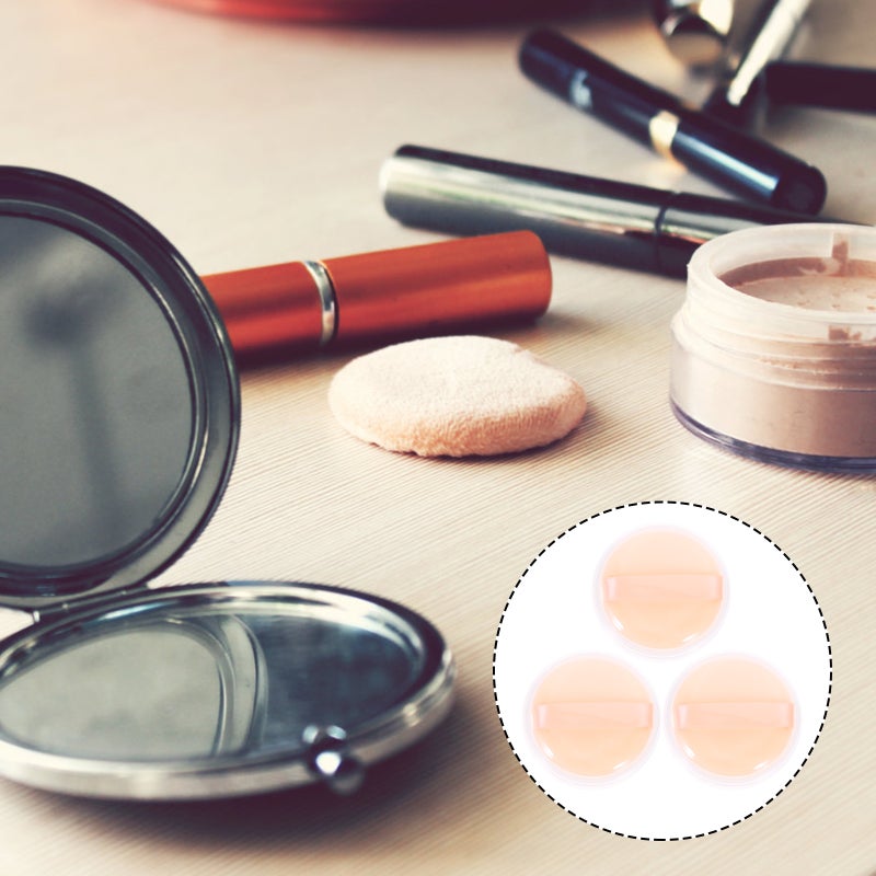 💄 علبة بودرة ع غطاء حك للإستخدا ال ح ول لل كياج - Image 1
