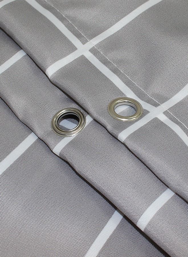 هومار كيت بطانة الدش ، ستارة الحمام للماء المضادة للقالب الحديثة الحد الأدنى من الأزياء ستارة للحمام وحوض الاستحمام ، لا رائحة كيميائية ، مع ثقوب جروميت معدنية مقاومة للصدأ 70 واط × 78 ساعة بوصة - Image 4