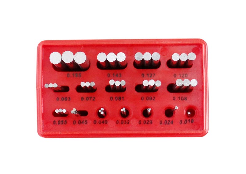 Accusize Industrial Tools U.S. and Metric Thread Measuring Wire Set with Thread Measuring Wire Holders, Eg06-1002 - Image 4