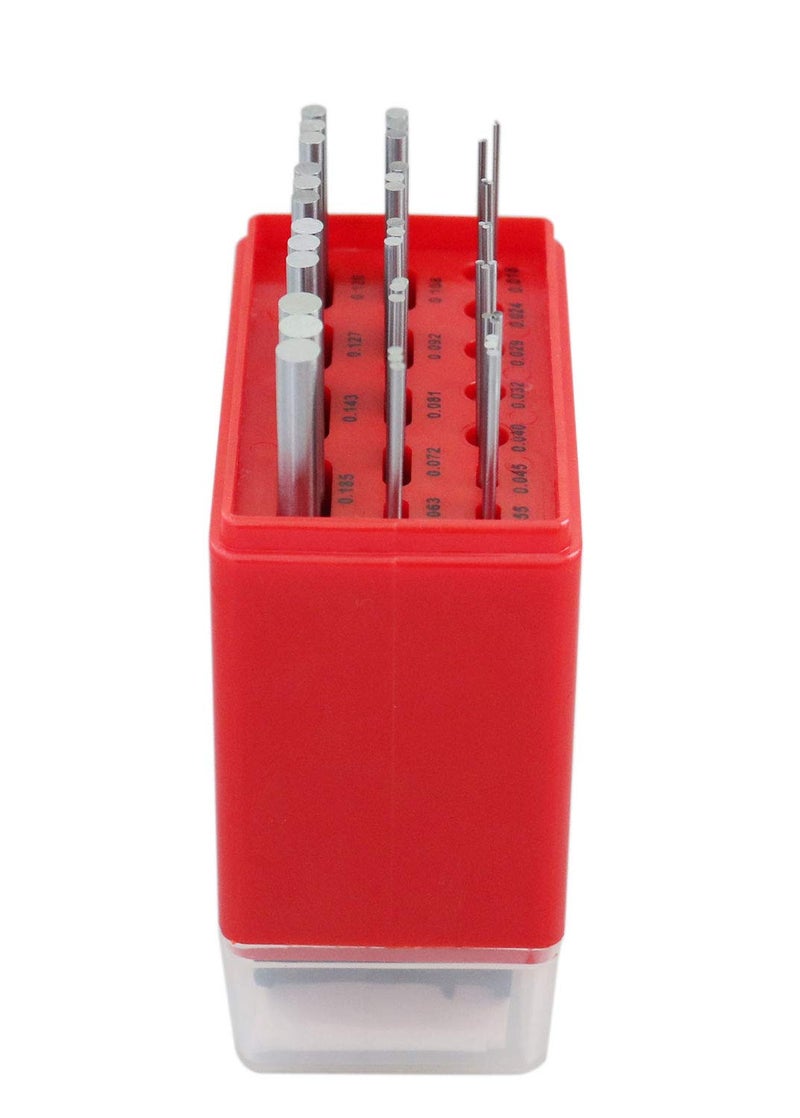Accusize Industrial Tools U.S. and Metric Thread Measuring Wire Set with Thread Measuring Wire Holders, Eg06-1002 - Image 3