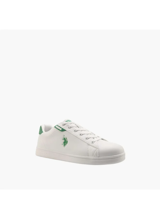 U.S. Polo Assn. Men's Logo Embroidered Lace-Up Sneakers