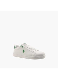 U.S. Polo Assn. Men's Logo Embroidered Lace-Up Sneakers  - Image 1