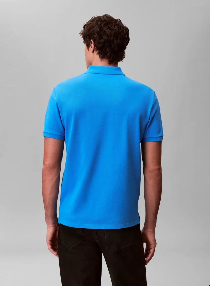 Calvin Klein Jeans  Cotton Piqué Polo Shirt for Men | Best Price UAE