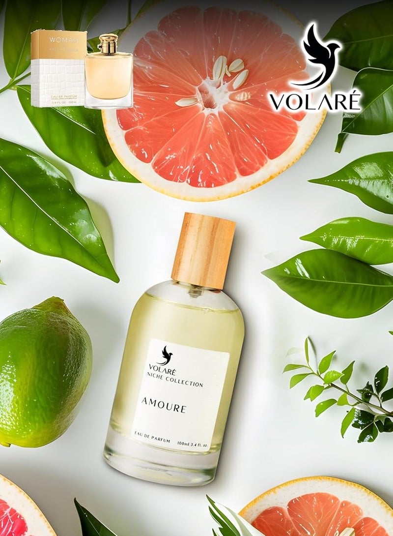 VOLARE Amoure Niche Collection Eau De Parfum for women ( Inspired by Mancera roses vanille ) -100ml  - Image 2