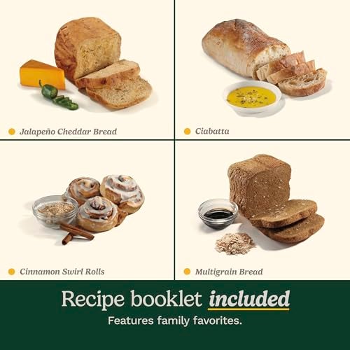 Cuisinart آلة صنع الخبز من كويزينارت، آلة خبز أوتوماتيكية من الفولاذ المقاوم للصدأ مع 12 خيار قائمة، 3 أحجام خبز تصل إلى 2 رطل، 3 ألوان قشرة، وعاء خبز غير لاصق قابل للإزالة ومجرفة عجن، CBK-110NAS - Image 4