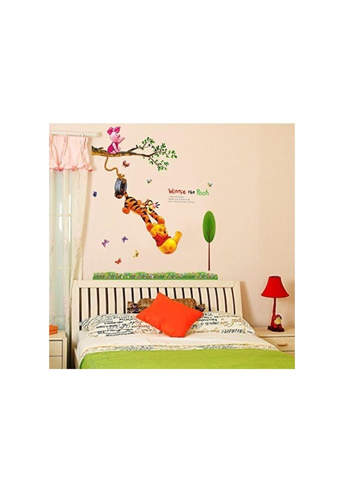 Asmi Collection Winnie the Pooh PVC Wall Stickers - Image 2