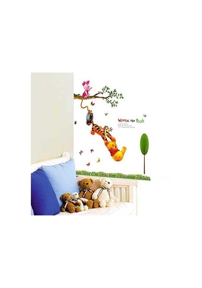Asmi Collection Winnie the Pooh PVC Wall Stickers - Image 3