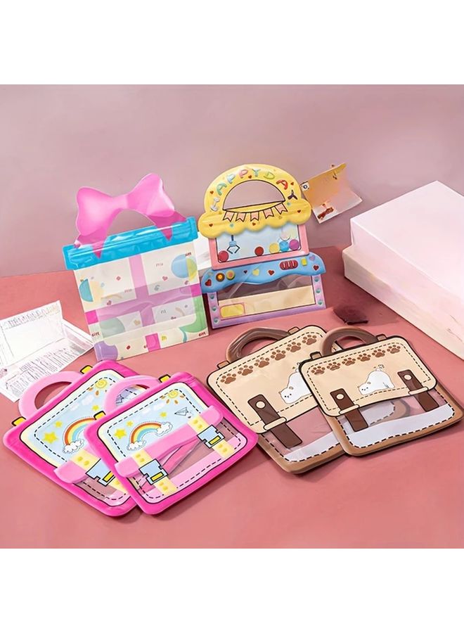 4 Styles 12 Pack Creative Special Shape Party Favor Gift Bags For Birthday Jewelry Packaging - Image 3